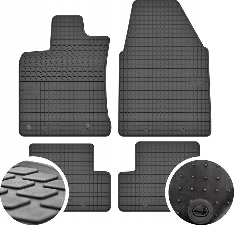 Tapeta gome për veturë Stay, Nissan Qashqai I, set 4 copë, të zeza