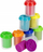 Plastelinë MEGA CREATIVE Doh Tube, set 8 ngjyra