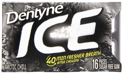 Жвака без шеќер Dentyne Ice Arctic Chill, ментол, практично пакување
