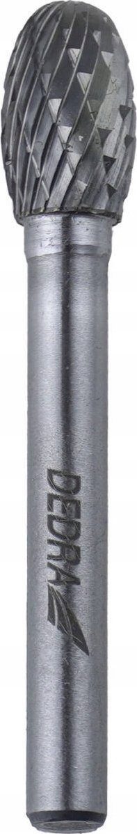 Frezë ovale karabit DEDRA 07F643, 10x16mm, me bisht 6mm