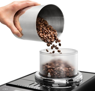 Aparat kafeje Delonghi Rivelia, Bean to Cup, ekran 3.5", i zi