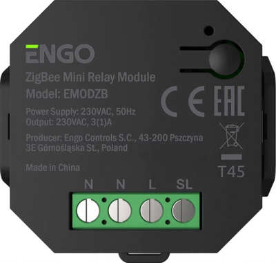 Modul rele pa kabllo Engo Wireless Relay, ZigBee, 230V