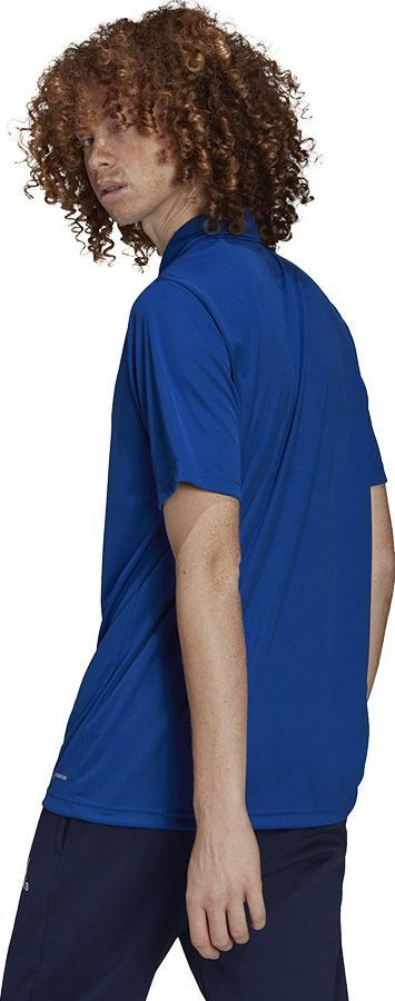 Bluzë polo Adidas Entrada 22 M HG6285, Aeroready, 100% poliester, blu