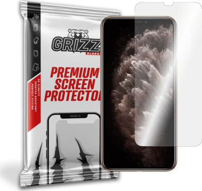 Mbrojtës ekrani GrizzGlass për Apple iPhone Xs, xham hibrid, shumë i kthjellët