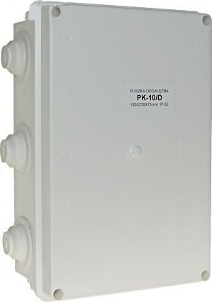 Kuti elektrike Box PK-10/D, montim sipërfaqësor, IP55, gri