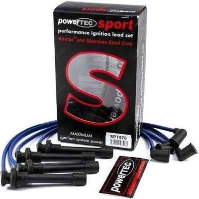 Kabllo ndezjeje PowerTEC, për Honda CRV ACCORD CIVIC 1994-2006, silikon sportive, të kuqe