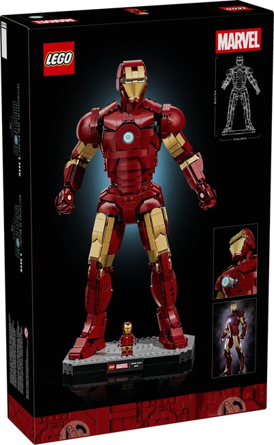 Figurë koleksionuese Iron Man Mark 3 Collectors Edition, 38 cm, e kuqe