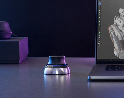 Машина 3D 3Dconnexion SpaceMouse Wireless, професионална, безжична, сива