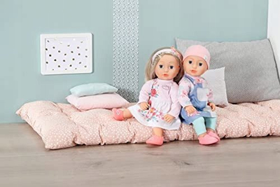 Kukull Baby Annabell Little Sophia, 36cm, trup i butë, flokë të gjata