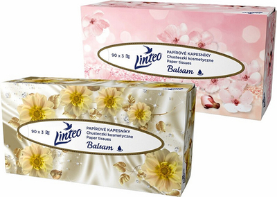 Faculeta higjenike me balsam Linteo Linteo 3 layers, 90 copë