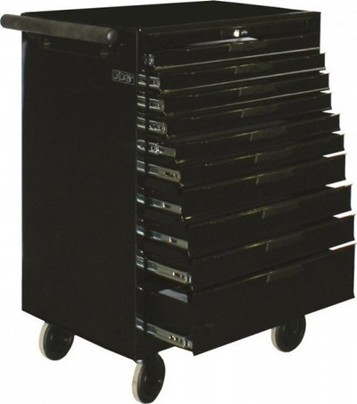 Kabinet veglash Teng Tools 8 Series, 10 sirtarë, metalik, i zi
