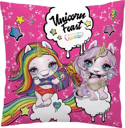 Jastëk për vajza Pulio Poopsie Unicorn Feast, rozë