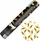 Kano me konfeti Partydeco Confetti Cannon, 28 cm, tinsel metalik, ar