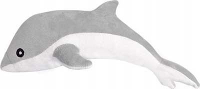 Lodër pelushi delfin, 30 cm, gri