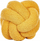 Set jastëkësh dekorativë MALNI Boucle Knot, 19 x 19 cm, set me 2 copë, e verdhë