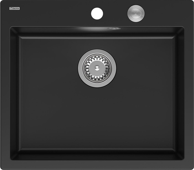 Lavaman kuzhine Alveus GraniteQ Morgan 110, 1 ene, Push To Open, i zi mat