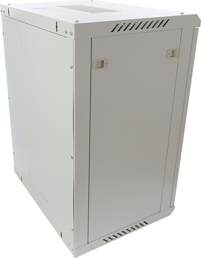 Kabinet RACK për mur RWA1864-G, 18U 19", 600x450 mm, gri