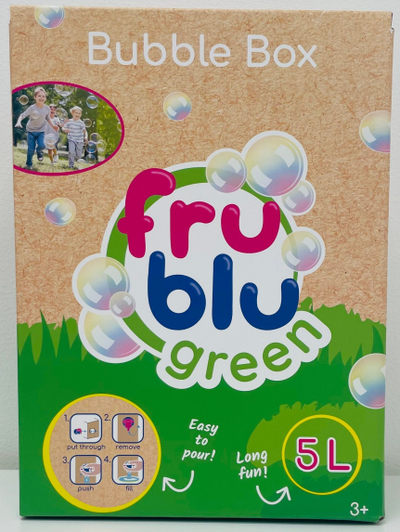 Lëng flluskash Fru Blu Bubble Box Green, 5 litra, me rubinet, jeshil