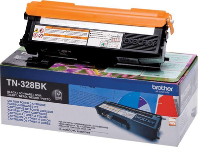 Toner për printer Brother TN-328, i zi