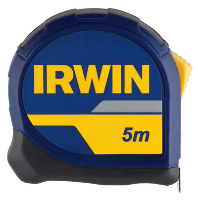 Metër Irwin Retractable 10507785, 5m, trup i fortë, blu