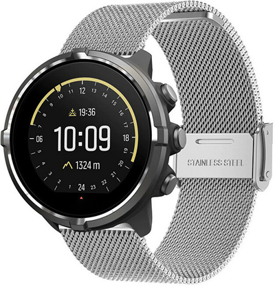 Rripa për orë 4wrist Suunto, i argjendtë