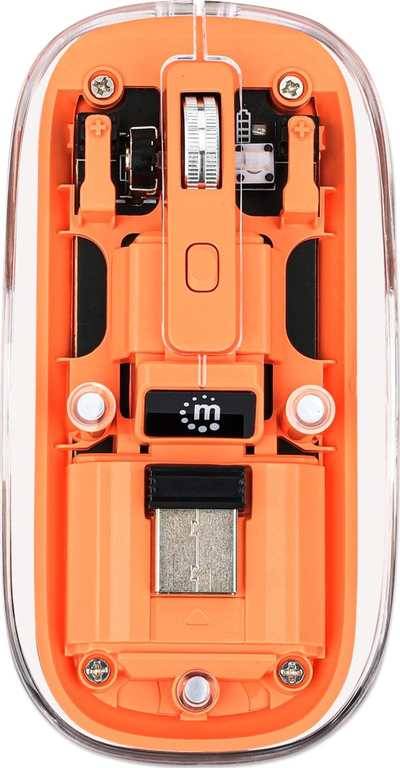 Maus pa tela Manhattan Transparent, RGB, 8001600 dpi, portokalli transparent