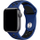 Rrip ore Eternico Sporty për Apple Watch, 42mm 44mm 45mm, ngjyrë e zezë me blu