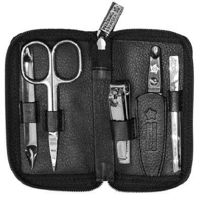 Set për manikyr Pfeilring Solingen kPF005, i zi, 5 mjete
