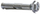 Bulona ankorues Haushalt, 10x50 mm, set 5 copë, metalik
