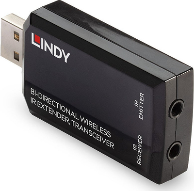 Безжичен инфрацрвен продолжувач Линди двонасочен, предавател/примач, УСБ