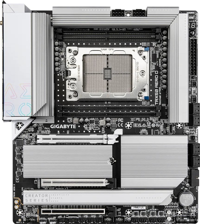 Pllakë amë Gigabyte TRX50 AERO D, AMD sTR5, DDR5, E-ATX