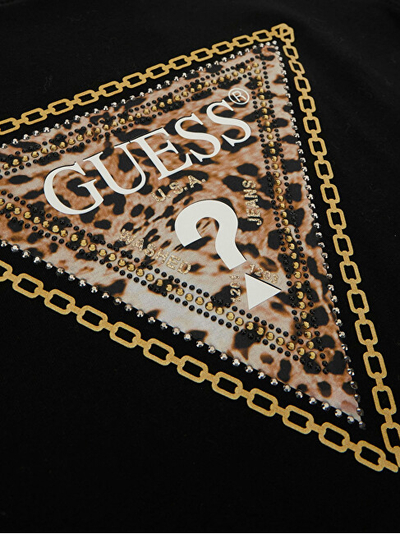Maicë për Femra Guess T-Shirt Zwart, ngjyrë e zezë