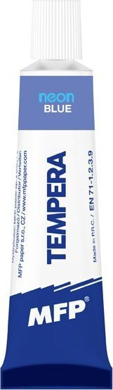 Ngjyrë tempera MFP Neon Blue, 12 ml, blu neon