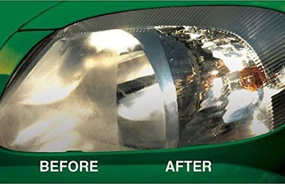 Set për ndreqjen e farave Turtle Wax Headlight Restorer Kit, 240 ml, për xhama plastikë, transparent