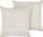 Set jastëkësh IXORA, pambuk, 45 x 45 cm, bezhë