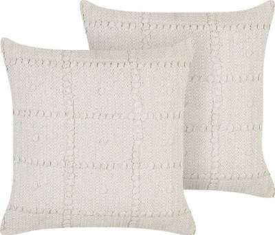 Set jastëkësh IXORA, pambuk, 45 x 45 cm, bezhë