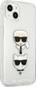 Mbrojtëse telefoni Karl Lagerfeld KLHCP13SKCTUGLS, për iPhone 13 mini 5.4", hardcase glitter, argjendi