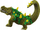 Figurinë lodër Schleich Swamp Monster, reptil fantazi, plastikë, jeshile