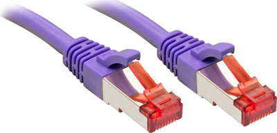 Kabllo interneti Lindy RJ45 Cat6, 7.5m, S/FTP, vjollcë