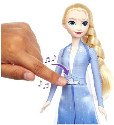 Kukull kënduese Mattel Disney Frozen Elsa JDX54, me muzikë, princeshë