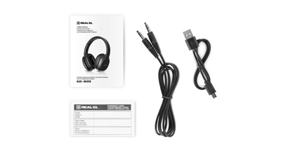 Kufje REAL-EL GD-820, Wireless, të zeza