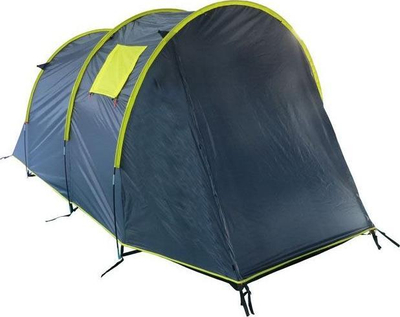 Çadër kampingu BROTHER ST18 Family Tent, tunel për 4 veta, kolonë uji 3000 mm, gri jeshile
