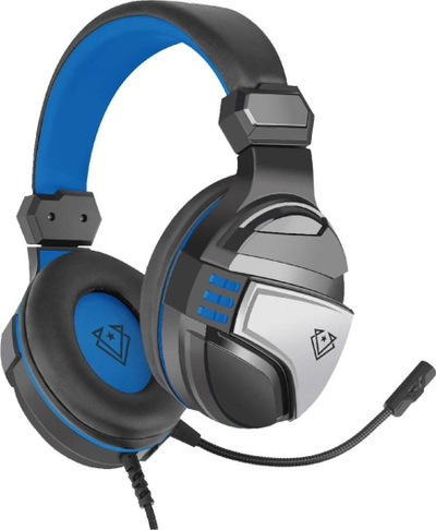 Kufje gaming Vertux Malaga, over ear, me mikrofon, blu e zezë