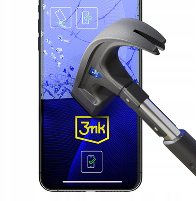 Mаска за заштита на екран 3MK FlexibleGlass за Ulefone Armor Pad 3 Pro, хибридно стакло, 1 парче, сива