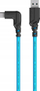 Kabllo tethering Mathorn MTC-501 USB C90, 5m, Arctic Blue
