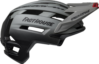 Helmetë çiklizmi Full Face Bell Super Air R Mips Spherical, MTB, e bardhë infrakuqe mat me shkëlqim