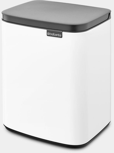 Kosh mbeturinash Brabantia Bo, 1.8 gal, i bardhë