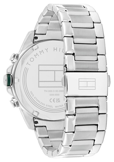 Orë dore për burra Tommy Hilfiger Lars 1710651, e argjendtë
