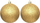 Set topa zbukurimi Xmas Ball, 6 copë, 80mm, ngjyrë flori