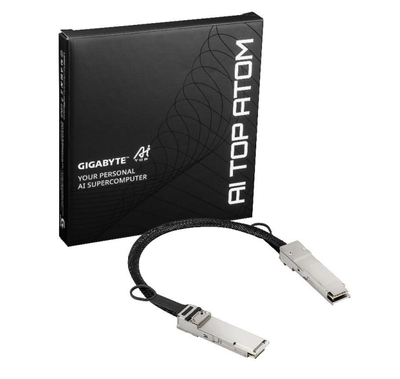 Kabllo rrjeti GIGABYTE SFP112, 400Gbps, 40cm, i zi
